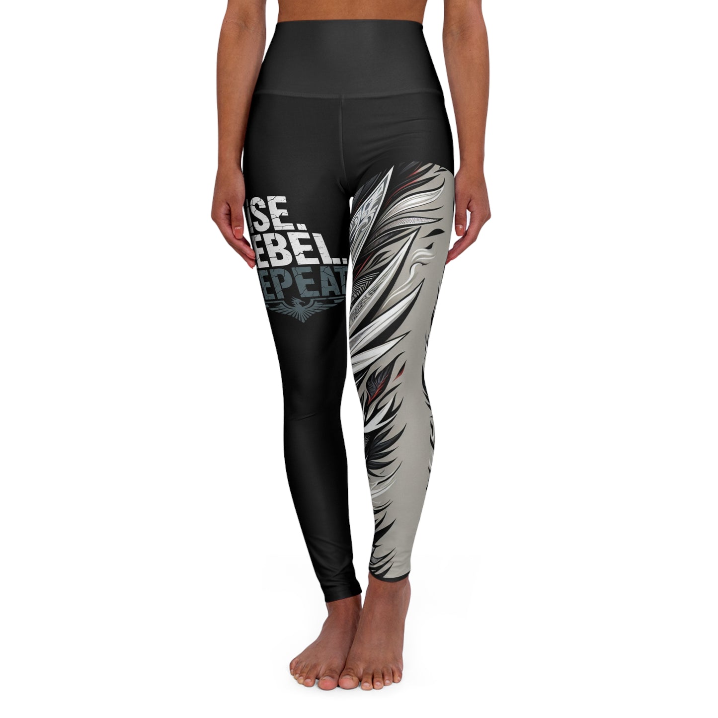 Rebel Spirit High Waisted Yoga Leggings
