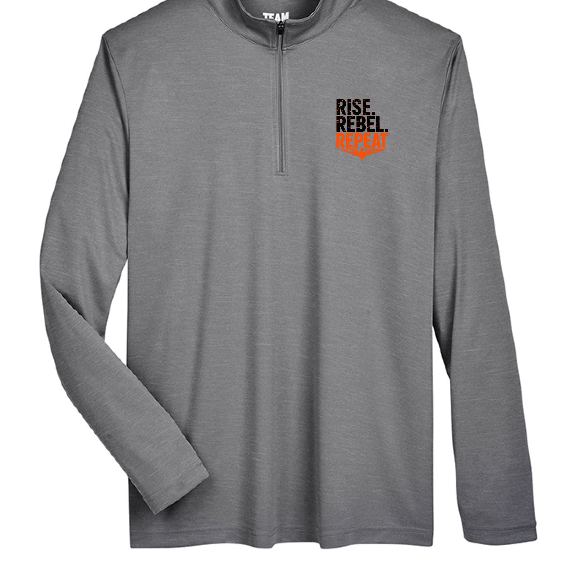 DK GREY HEATHER - FRONT